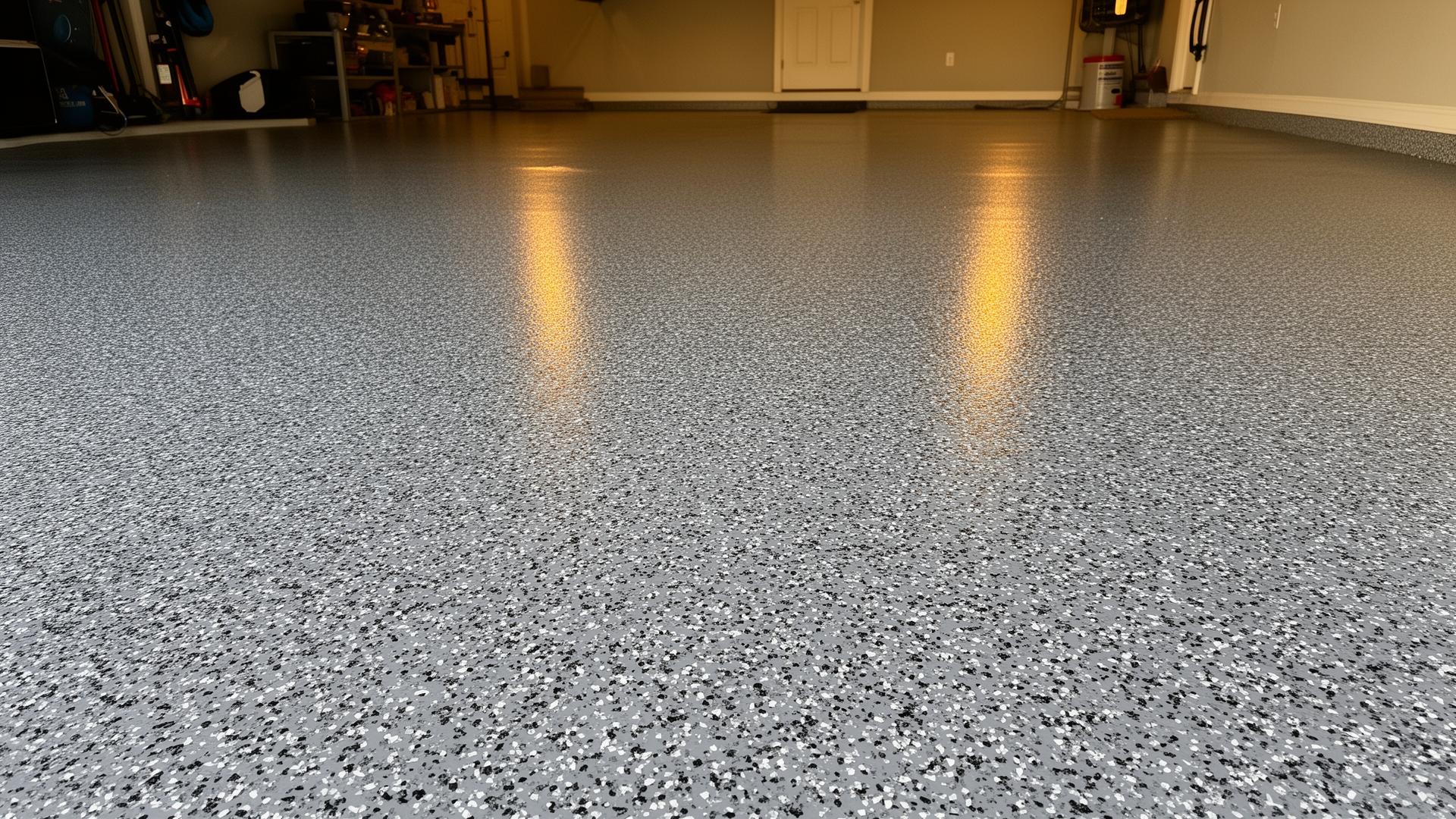 Garage floor coating